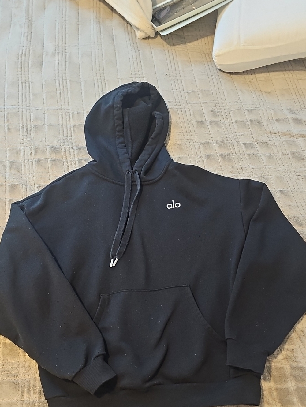 Alo Black Hoodie & Jogger Set